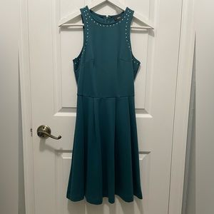 Green/blue dress
